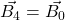 \vec{B_4} = \vec{B_0}